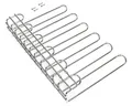 emuca Supra Gläserhalter mit 5 Aufbewahrungszeilen aus verchromten Stahl / Gl...