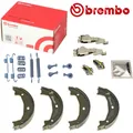 BREMBO Bremsbacken + Rep-Satz + Nachsteller für BMW 1-4 X1 Z4 ROADSTER COUPE