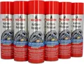 NIGRIN Kettenreiniger, 6 x 500 ml Sprühdose, Kettenspray für Motorrad, reinigt