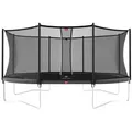 BERG Trampolin Grand Favorit Regular 520 Grey mit AirFlow inkl. Sicherheitsnetz Comfort