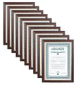 IDEAL TREND Bilderrahmen 2er 3er 5er 10er Pack Dokument Bilderrahmen 21x29,7 DIN A4 Urkunde Fot