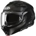 HJC Motorradhelm HJC F100 Carbon Schwarz Klapphelm (1er Set) schwarz M