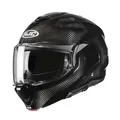 HJC F100 Carbon Solid Black Motorrad System Klapphelm Gr. M - Schwarz Glanz