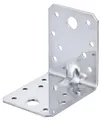 Alberts 335212 Schwerlast-Winkelverbinder mit Sicke | Edelstahl | 70 x 70 x 55 mm