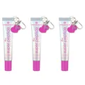 essence the super peptide glossy lip treatment, Lipgloss, Nr. 05, Pink, glättend, mit Vitaminen, pflegend, glänzend, vegan, ölfrei, ohne Parabene, ohne Mikroplastikpartikel, 3er Pack (3x10ml)