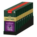 Jacobs Kaffeekapseln Lungo Intenso, Intensität 8/12, 10 x 10 Getränke, Nespresso* kompatible Kaffee Kapseln, 100 Kapseln