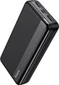 Powerbank 20000mAh Extrem Hohe Kapazität, Externer Akku mit 2 Output USB Schnellladung