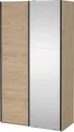 Como Schiebetürenschrank 2 Türen 120x220cm Eiche Nachbildung.