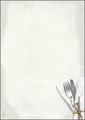 sigel Design Papier DIN A4 90 g/qm Motiv "Menü Speisen" 50 Blatt