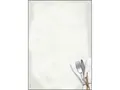 1-20x sigel Design-Papier, DIN A4, 90 g/qm, Motiv "Menü Speisen" BIS 43% RABATT