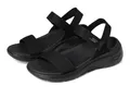 Skechers GO WALK ARCH FIT 2.0 SANDAL, Damen Sandale, Black,