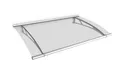 Gutta Wolfsburg Pultvordach 1500 x 950 mm - Edelstahl / Klar - 7311103