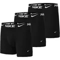Nike Herren Dri-Fit Esmicro Trunks 3Pk, Black/Black/Black, L