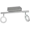 EGLO LED-Strahler Cardillio 1 Alu, Eisen, Stahl & Metall Silber Chrom