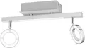 EGLO LED Deckenspots CARDILLIO, LED fest integriert, Warmweiß, Spot, warmweißes Licht, Wohnzimmer, Esszimmer, Küche, Flur, 38,5x8,5cm