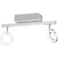 Weiß Chrom Nickel Moderne Spot Strahler Reflektor 800lm+360lm 3x3,2W/LED