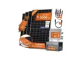 2000W + Anker 2 PRO Solarway® All In One Balkonkraftwerk mit Speicher 2000W komplett Steckdose - 1,6 kWh Anker Solix 2 PRO Speicher - Solaranlage Komplettset - 500W bifaziale Solarmodule & Anker Speicher & Zubehör