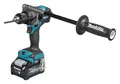 Makita HP001GM201 Schlagbohrmaschine 13 mm Brushless XGT + 2 Akkus 40 V max 4 Ah Li-Ion BL4040 + Ladegerät DC40RA + Makpac, Blue/Black