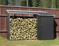 Duramax Kaminholzregal mit Aufbewahrungsschrank
