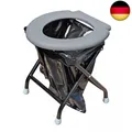 YACHTICON Mobile Klapptoilette grau