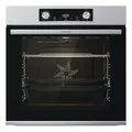 Gorenje BOS 6737 E13X Einbau-Backofen / 77 Liter/Heißluft/ExtraSteam/GentleClose & Open/EcoClean/Air Fry/PizzaMode/PerfectGrill/Teleskopauszüge/Inox-Look, Grau