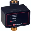 Original Einhell Elektronischer Durchflussschalter (10 Bar, Rückschlagventil, Trockenlaufschutz, Anschluss-adapter, Integrierte Steckdose, 1,45 M Netzleitung)