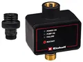 Original Einhell Elektronischer Durchflussschalter (10 bar, Rückschlagventil, Trockenlaufschutz, Anschluss-Adapter, integrierte Steckdose, 1,45 m Netzleitung)