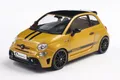 Fiat F595 Abarth Solido Works gelb – Sammlermodell im Maßstab 1:18