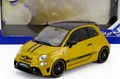 Fiat Nuova 500 Abarth 595 2022 Yellow Met Black 1:18 SOLIDO SL1811306