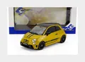 SOLIDO 1811306 FIAT - Neue 500 Abarth 595 2022 - Gelb Mit Schwarz - 1/18