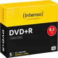 Intenso 5 x DVD+R DL - 8.5 GB 8x - Jewel Case (Schachtel)