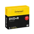 Intenso DVD+R DL 8,5GB/240 min. 8x Speed Jewel Case mit 5 Discs Rohlinge