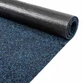 ANRO Fußmatte Schmutzfangmatte Teppich Läufer Sauberlaufmatte rutschfest Indoor Outdoor abwaschbar für Flur Eingang Poet Meterware Blau 1000 x 100 cm (10m) (Rechteckig)
