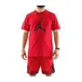 Nike Jumpman Ss Crew Shirt Gym Red/Black M
