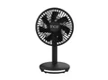 INCA Tischventilator IMF-16B, 13,5 cm Durchmesser, Schreibtischventilator mit 4 Stufen und 3 LED-Lichtstufen