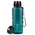 720°DGREE Trinkflasche 1,5l “uberBottle“ crystalClear +Sieb - BPA-Frei - Wasserflasche für Sport, Gym, Fitness, Outdoor, Wandern - Große Sportflasche aus Tritan - Leicht, Stoßfest, Wiederverwendbar