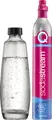 Sodastream Quick Connect Reservezylinder 60 L + 1 Glasflasche
