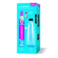 SodaStream Pink Quick Connect CO2-Zylinder Reservepack mit Glasflasche