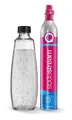 SodaStream Quick Connect Reservezylinder + 1 Glasflasche Glas