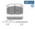 Bremsbelagsatz, Scheibenbremse MEYLE 0252093915 für Opel