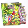 Pokemon Karten Karmesin & Purpur - Entwicklung in Paldea - 1 Mappe + 4 Booster