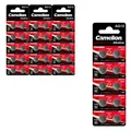 4x Camelion Knopfzellen Uhren - Batterien AG12 Alkaline 0% HG 10er Blister