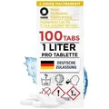Wicked Chili 100 Stück 1 Liter Wassertabletten zur Trinkwasser Entkeimung, Wasseraufbereitung Entkeimungsmittel, Wasserentkeimung & Trinkwasserauf... - Gelb