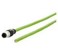 Metz Connect M12 Industrial Ethernet Leitung, D-kodiert, 5.0 LAN-Kabel, PUR-Mantel, Säurebeständig, Ozonbeständig, UV-Beständig, Schleppketten