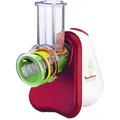 Moulinex DJ7535 Fresh Express 3in1 - Gemüsehobel - metallicrot/weiss