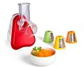 Moulinex DJ753510 Zerkleinerer Schneider Gemüse klein Gemüsewolf Rot #Y105-1265