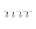 MARELIDA LED-Lichterkette Jutta 10 Glühbirnen mit je 3 LED 225cm Batterie Indoor, 10-flammig