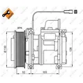 NRF 32824 Kompressor Klimaanlage mit PAG-Kompressoröl