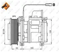 NRF 32824 Kompressor, Klimaanlage für MERCEDES-BENZ