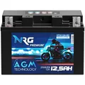 NRG YTX12A-BS AGM Motorradbatterie 12,5Ah 12V Batterie 51013 YT12A-BS YTZ12S